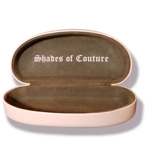 Juicy Couture Clamshell Hardcover Eyeglass Case